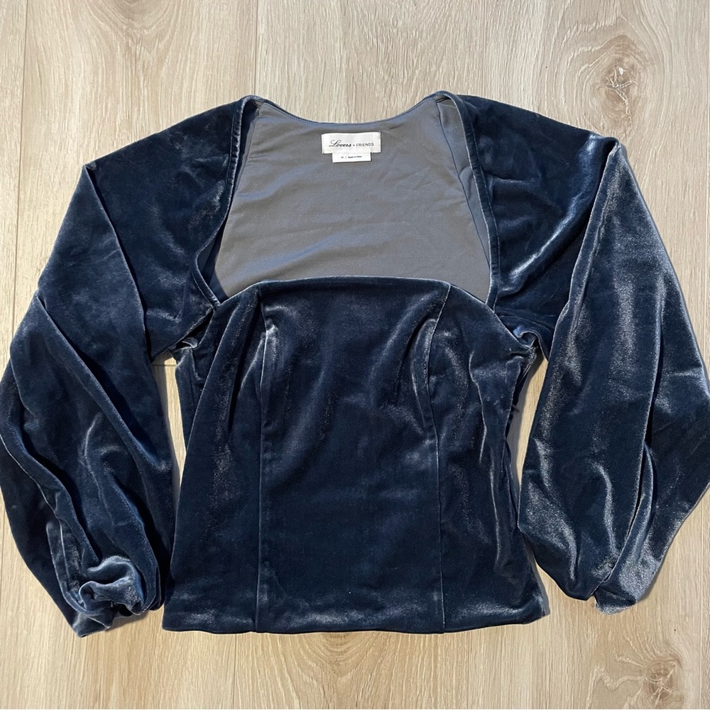Kayla Top in Cool Blue - Lover + Friends